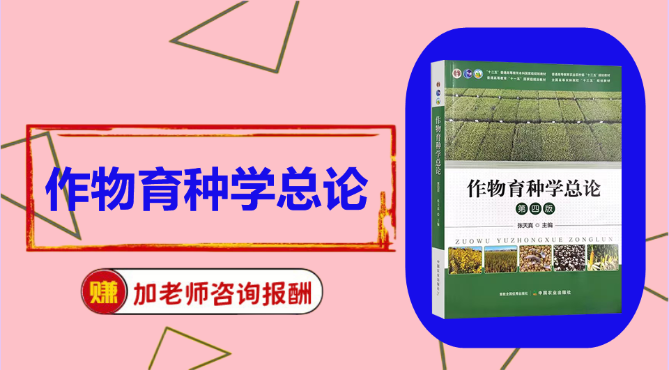 《作物育种学总论》思维导图资料制作